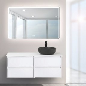 Мебель для ванной BelBagno Kraft-1200-R-S Bianco Opaco