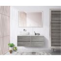 Мебель для ванной BelBagno Kraft-1200-L-S Cemento Grigio