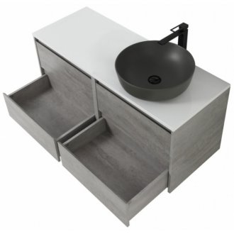 Мебель для ванной BelBagno Kraft-1200-R-S Cemento Grigio