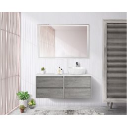 Мебель для ванной BelBagno Kraft-1200-R-S Cemento ...