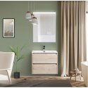 Мебель для ванной BelBagno Kraft-700-BB700ETL Rovere Galifax Bianco