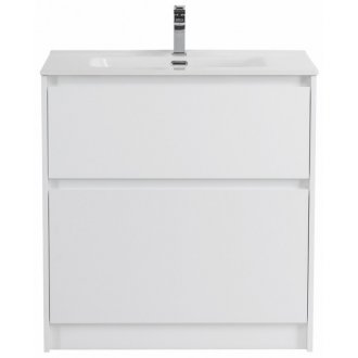 Тумба с раковиной BelBagno Kraft 80-PIA-BB800ETL Bianco Opaco