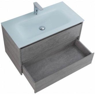 Мебель для ванной BelBagno Kraft-800-BB810/465-LV-VTR-BO Cemento Grigio