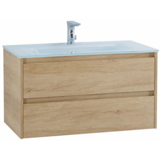 Тумба с раковиной BelBagno Kraft 80-BB810/465-LV-VTR-BL Rovere Nebrasca Nature