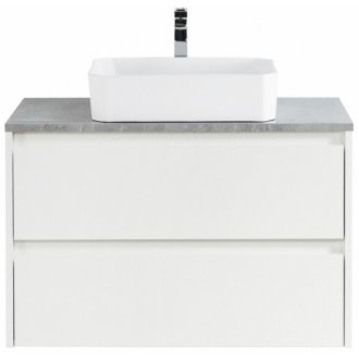 Тумба со столешницей и раковиной BelBagno Kraft 90-KEP-90-MGL-BB1386 Bianco Opaco