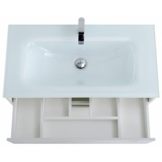 Мебель для ванной BelBagno Kraft-900-BB910/465-LV-VTR-BL Bianco Opaco