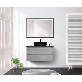 Мебель для ванной BelBagno Kraft-900-S Cemento Grigio
