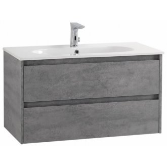 Мебель для ванной BelBagno Kraft-1000-LOV-1000-LVB Cemento Grigio