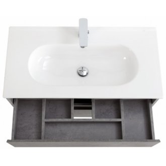 Мебель для ванной BelBagno Kraft-900-LOV-900 Cemento Grigio