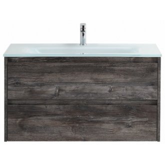 Тумба с раковиной BelBagno Kraft 90-BB910/465-LV-VTR-BL Pino Pasadena