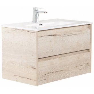 Мебель для ванной BelBagno Kraft-900-BB900ETL Rovere Galifax Bianco