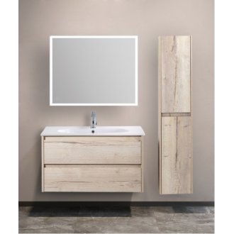 Мебель для ванной BelBagno Kraft-900-LOV-900 Rovere Galifax Bianco