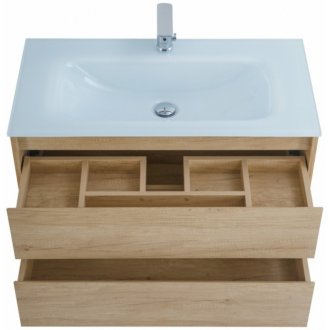 Мебель для ванной BelBagno Kraft-900-BB910/465-LV-VTR-BL Rovere Nebrasca Nature