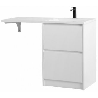 Мебель для ванной под стиральную машину BelBagno Kraft-LVD 1200R Bianco Opaco