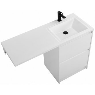 Мебель для ванной под стиральную машину BelBagno Kraft-LVD 1200R Bianco Opaco