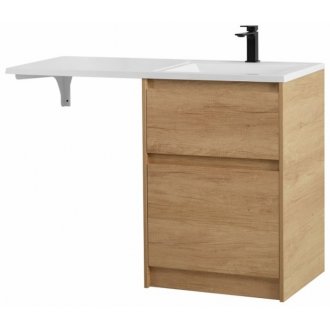 Мебель для ванной под стиральную машину BelBagno Kraft-LVD 1200R Rovere Nebrasca Nature