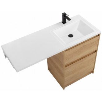 Мебель для ванной под стиральную машину BelBagno Kraft-LVD 1200R Rovere Nebrasca Nature