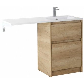 Мебель для ванной под стиральную машину BelBagno Kraft-LVD 1200R Rovere Nebrasca Nature