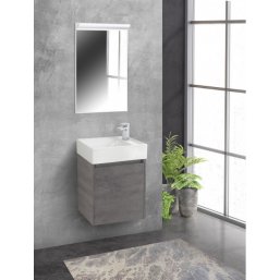 Мебель для ванной BelBagno Kraft-Mini-50L Cemento ...