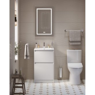 Мебель для ванной BelBagno Kraft-39-500-PIA-BB-8099-3-50 Bianco Opaco