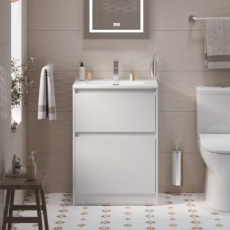 Мебель для ванной BelBagno Kraft-39-600-PIA-BB-8099-3-60 Bianco Opaco