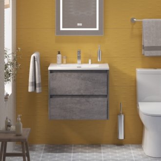 Мебель для ванной BelBagno Kraft-39-600-BB-8099-3-60 Cemento Grigio