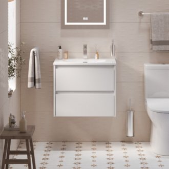 Тумба с раковиной BelBagno Kraft 39-70-BB-8099-3-70 Bianco Opaco