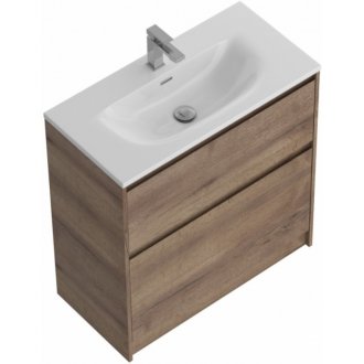 Мебель для ванной BelBagno Kraft-39-800-PIA-BB-8099-3-80 Rovere Tabacco