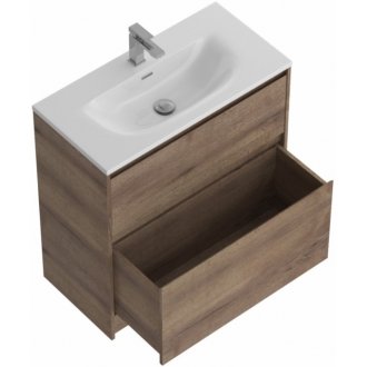 Мебель для ванной BelBagno Kraft-39-800-PIA-BB-8099-3-80 Rovere Tabacco