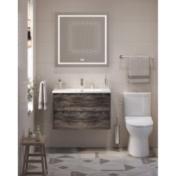 Тумба с раковиной и зеркалом BelBagno Kraft 39-80-...