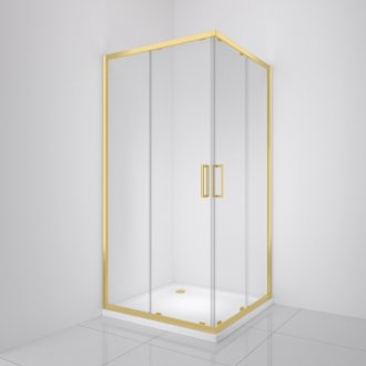 Душевой уголок BelBagno LUCE-A-2-100-C-ORO