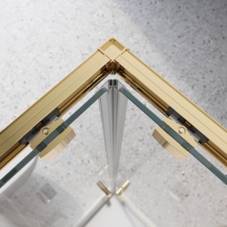 Душевой уголок BelBagno LUCE-A-2-100-C-ORO