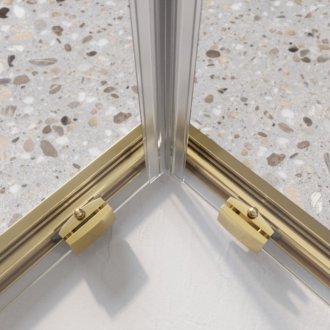 Душевой уголок BelBagno LUCE-A-2-100-C-ORO