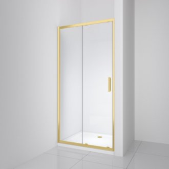 Душевая дверь BelBagno LUCE-BF-1-100-C-ORO