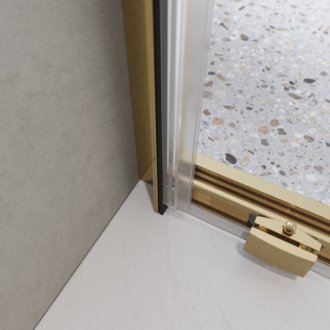 Душевая дверь BelBagno LUCE-BF-1-100-C-ORO