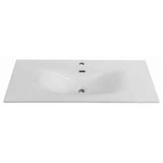 Тумба с раковиной BelBagno Marino-CER-N 100 Bianco Lucido