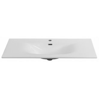 Тумба с раковиной BelBagno Marino-CER-N 100 Bianco Lucido