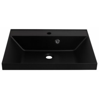 Мебель для ванной BelBagno Marino 60-PIA-BB600/450-LV-ART-AST-NERO Bianco Lucido