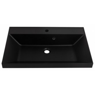 Мебель для ванной BelBagno Marino 70-PIA-BB700/450-LV-ART-AST-NERO Bianco Lucido