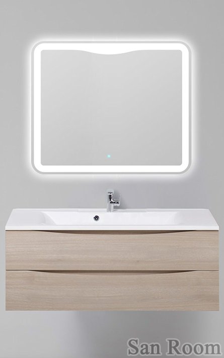 Тумба с раковиной belbagno marino 120 nero lucido