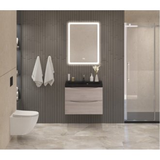 Мебель для ванной BelBagno Marino 60-BB600/450-LV-ART-AST-NERO Rovere Grigio