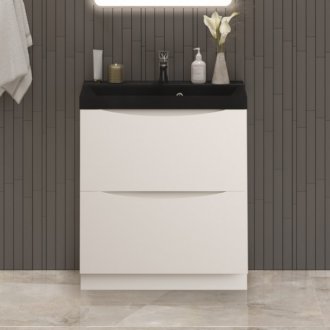 Мебель для ванной BelBagno Marino 70-PIA-BB700/450-LV-ART-AST-NERO Bianco Lucido