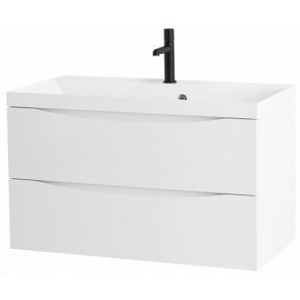 Мебель для ванной BelBagno Marino 80-BB800/450-LV-MR-AST Bianco Lucido