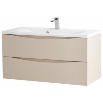 Тумба с раковиной BelBagno Marino 80-BB800/450-LV-MR-PR Crema Opaco