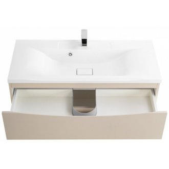 Тумба с раковиной BelBagno Marino 80-BB800/450-LV-MR-PR Crema Opaco