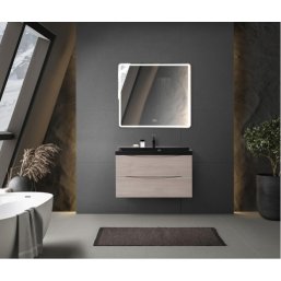 Мебель для ванной BelBagno Marino 80-BB800/450-LV-ART-AST-NERO Rovere Grigio