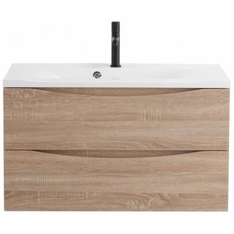 Тумба с раковиной BelBagno Marino 80-BB800/450-LV-MR-PR Rovere Bianco