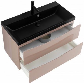 Мебель для ванной BelBagno Marino 90-BB900/450-LV-ART-AST-NERO Capucino Lucido