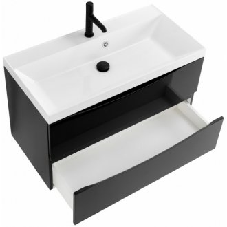 Мебель для ванной BelBagno Marino 90-BB900/450-LV-MR-AST Nero Lucido