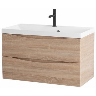 Мебель для ванной BelBagno Marino 90-BB900/450-LV-MR-AST Rovere Bianco